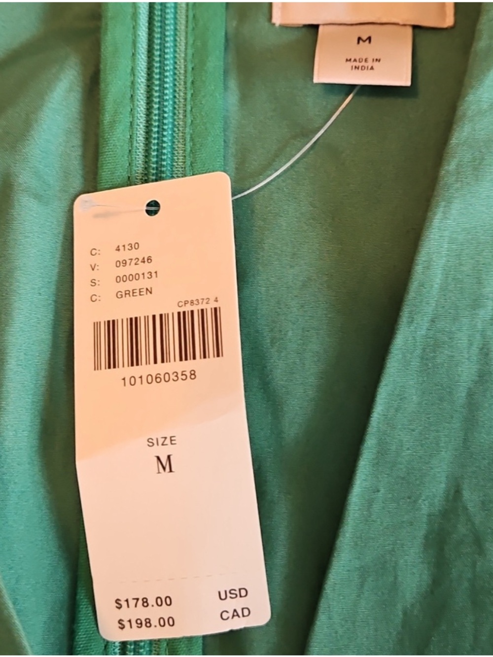 Anthropologie Green Halter Midi Dress - Picture 5 of 7